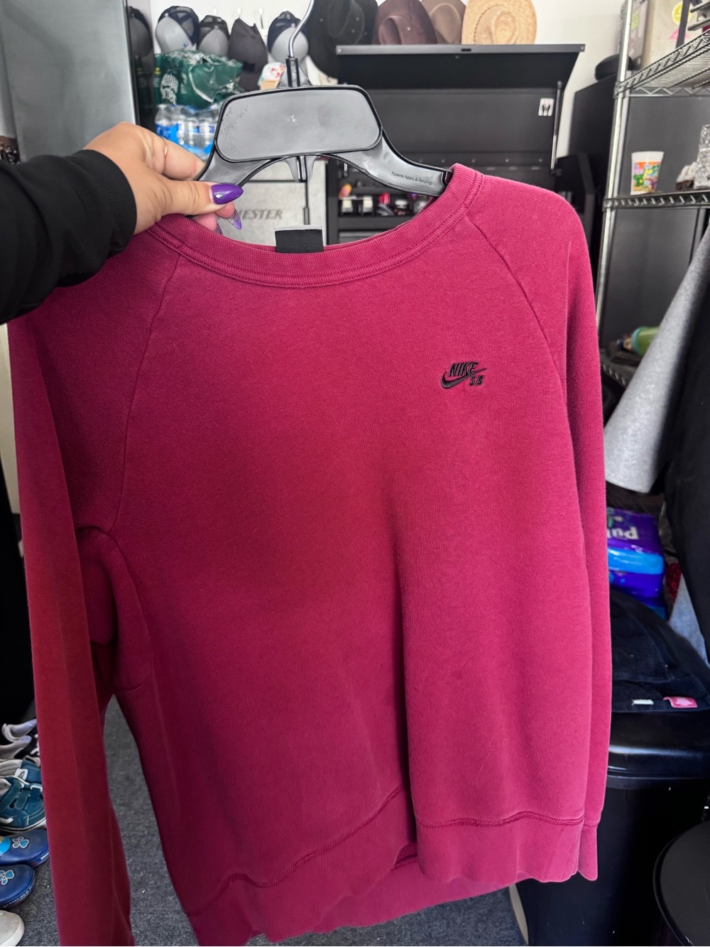 Nike Women’s Raspberry Crewneck Sweatshirt